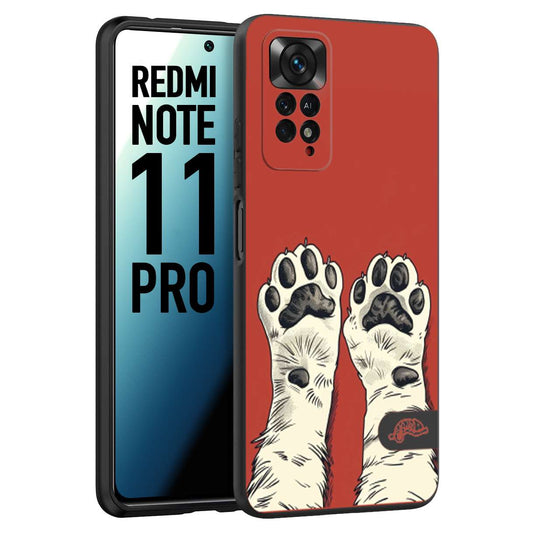 Made For Xiaomi Custodia con patta per Xiaomi Redmi Note 11/11S con Finitura Gomma, Nero Made For Xiaomi Custodia con patta per Xiaomi Redmi Note 11/11S con Finitura Gomma, Nero