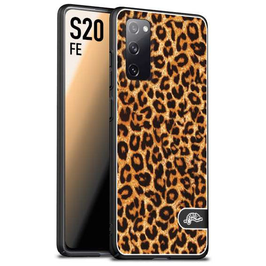 CUSTOMIZZA - Custodia cover nera morbida in tpu compatibile per Samsung S20 FE leopardato maculato donna marrone leopard brown