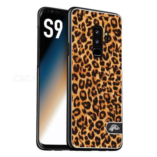 CUSTOMIZZA - Custodia cover nera morbida in tpu compatibile per Samsung S9 leopardato maculato donna marrone leopard brown